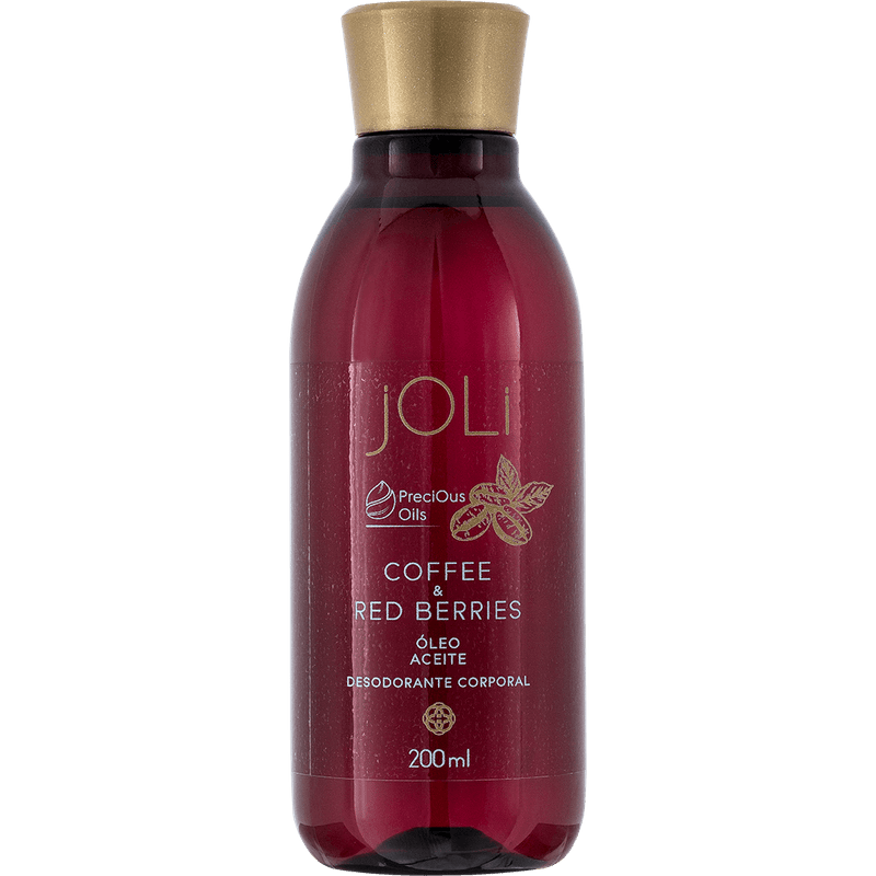 jOLi COFFEE & RED BERRIES Óleo Desodorante Corporal 200 ml · 200 ml · código 33004