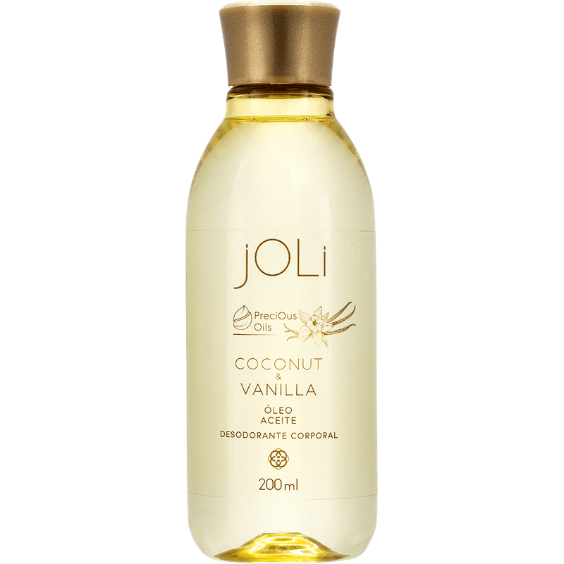 jOLi COCONUT & VANILLA Óleo Desodorante Corporal 200 ml · 200 ml · código 33007