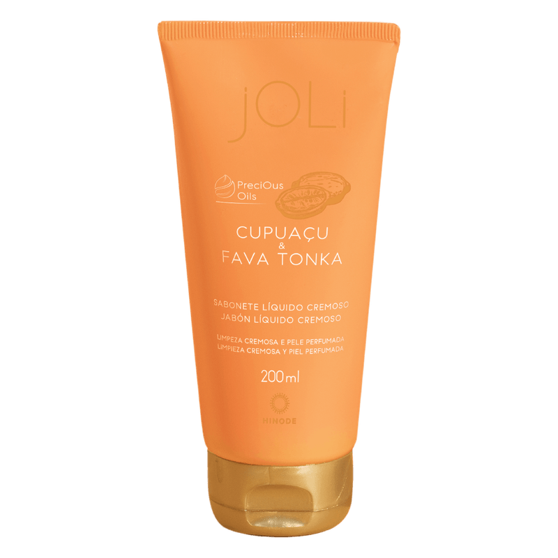 jOLi CUPUAÇU & FAVA TONKA Sabonete Líquido Cremoso Corporal 200 ml · 200 ml · código 33019
