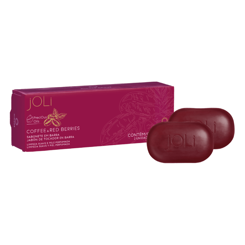 jOLi COFFEE & RED BERRIES Sabonete em Barra 2 unids de90 g · 90 g · código 33023