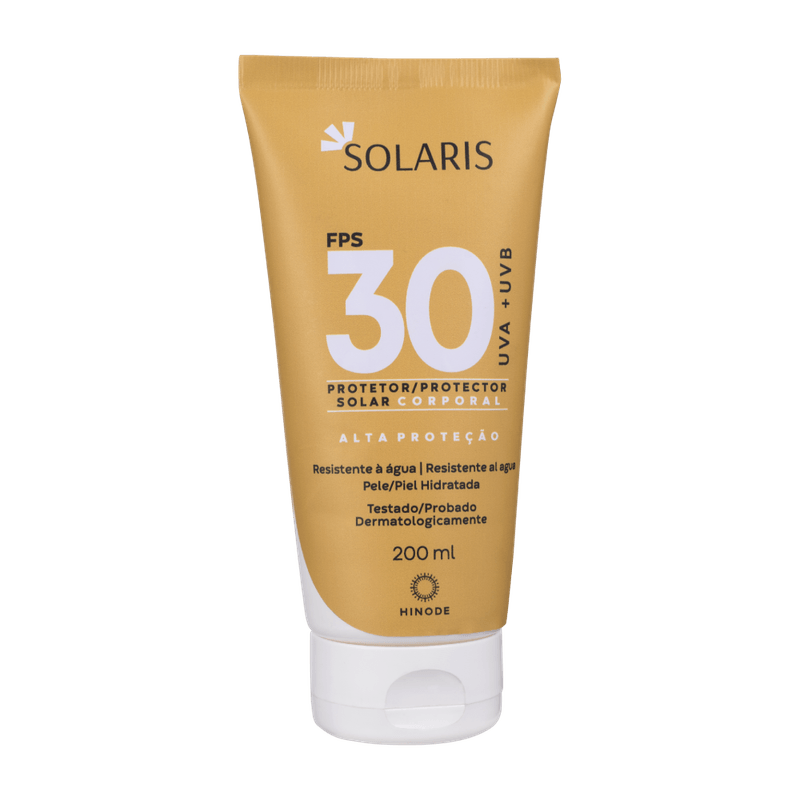 SOLARIS Protetor Solar Corporal FPS30 200 ml · 200 ml · código 37006