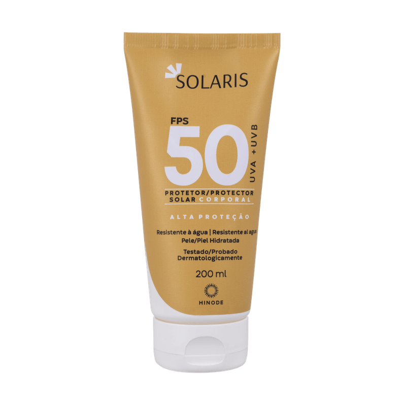 SOLARIS Protetor Solar Corporal FPS50 200 ml · 200 ml · código 37007
