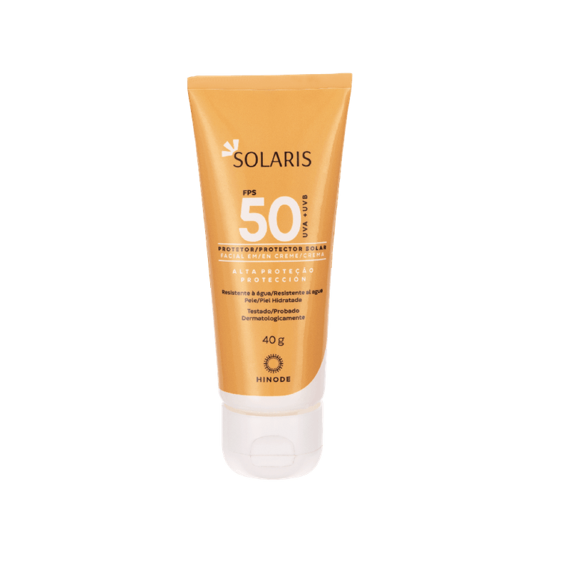 SOLARIS Protetor Solar Facial FPS50 40 g · 40 g · código 37009